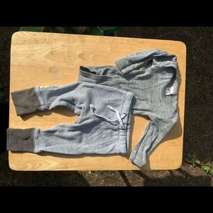 0-3 m grey organic outfit loved baby Engel